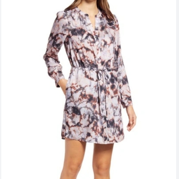 Sachi Tie Dye Shirtdress Size XS - Picture 4 of 13